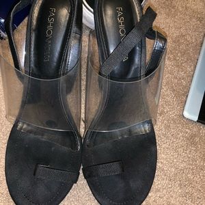 black heels 4.5 inches